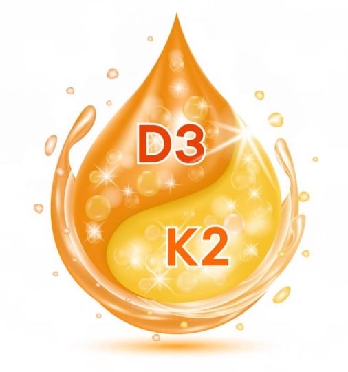 Vitamins A, C, D3, and K2